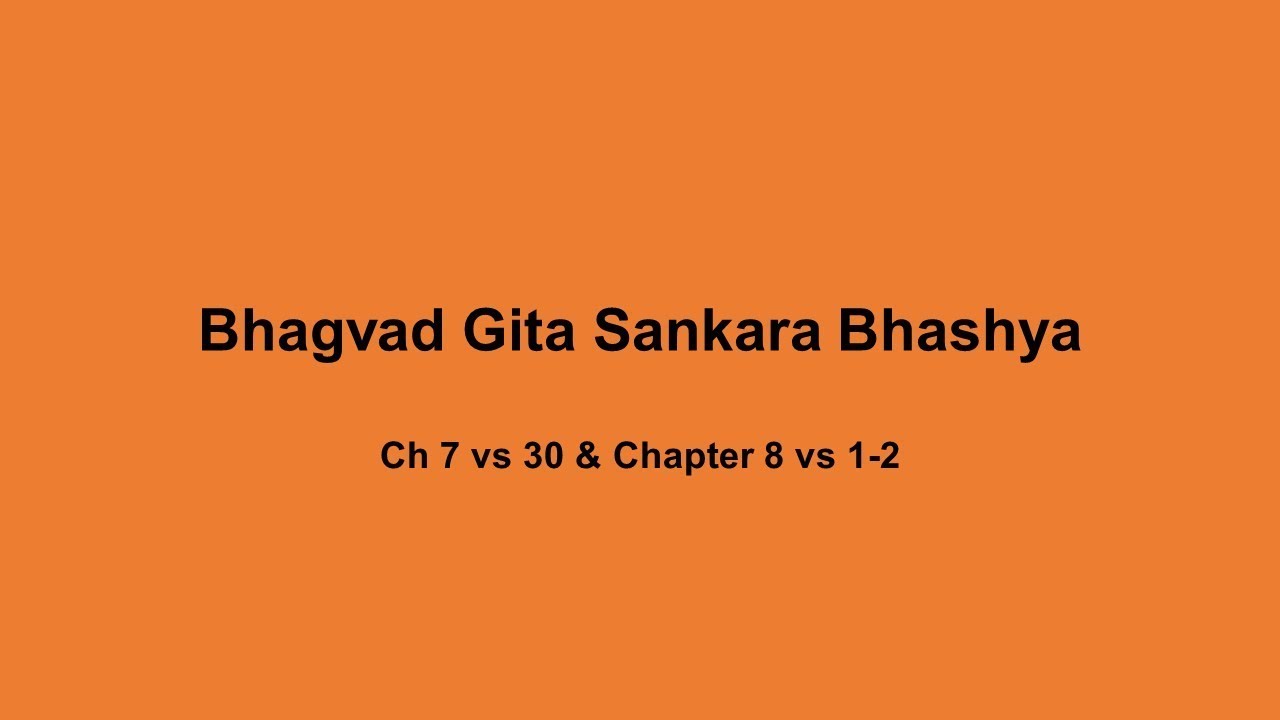 Bhagvad Gita Ch 8